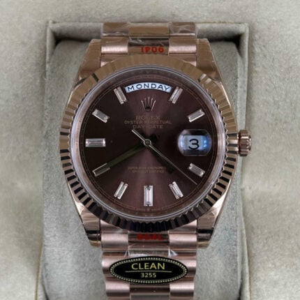 超スーパーコピー トップクラス時計ロレックスデイデイト40mm 228235 、クローンCal.3255ムーブメント