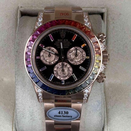 ロレックス超スーパーコピー トップクラス代引きデイトナ116595RBOW Cal.4130ムーブメント