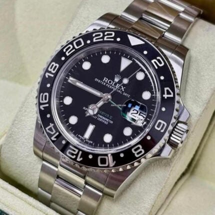 ロレックススーパーコピー代引き時計 GMTマスターⅡ116710LN Asian 21600振動自動巻き