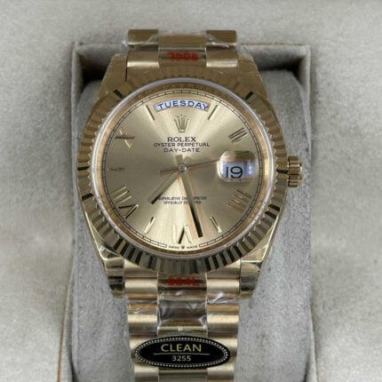 ロレックスデイデイト超スーパーコピー トップクラス228238 クローンCal.3255ムーブメント