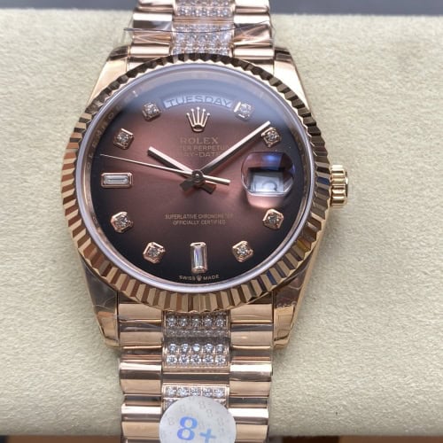 ロレックスデイデイト超スーパーコピー トップクラスM128235-0038cal.3255ムーブメント