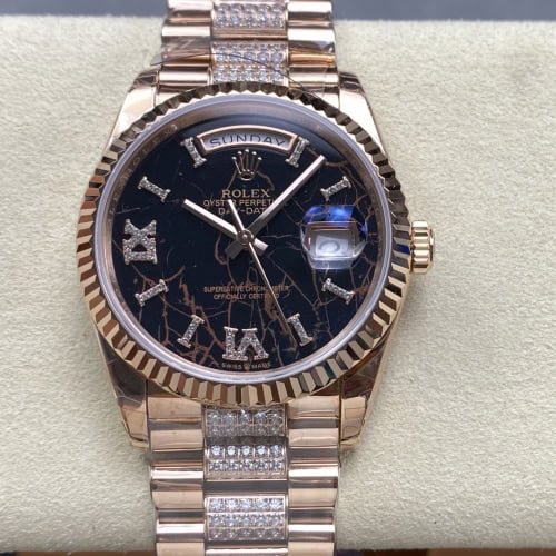 ロレックスデイデイト超スーパーコピー トップクラスM128235-0042cal.3255ムーブメント