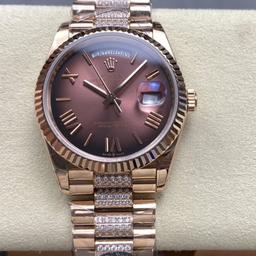 ロレックスデイデイト超スーパーコピー トップクラスM128235-0076cal.3255ムーブメント