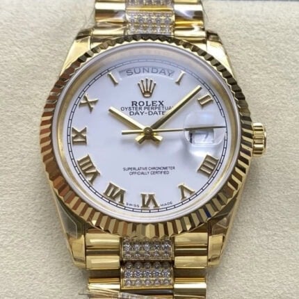 ロレックスデイデイト超スーパーコピー トップクラスM128238-0077 36mm cal.3255ムーブメント