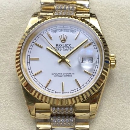 ロレックスデイデイト超スーパーコピー トップクラスM128238-0082 36mm cal.3255ムーブメント