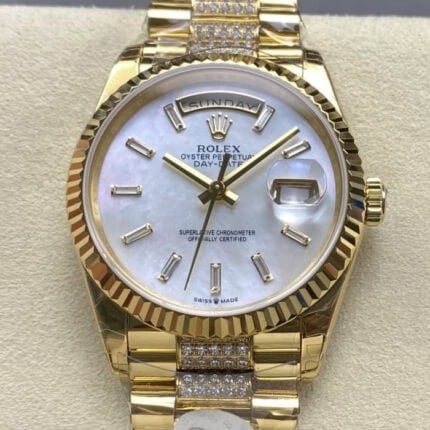 ロレックスデイデイト超スーパーコピー トップクラスM128238-0124 36mm cal.3255ムーブメント