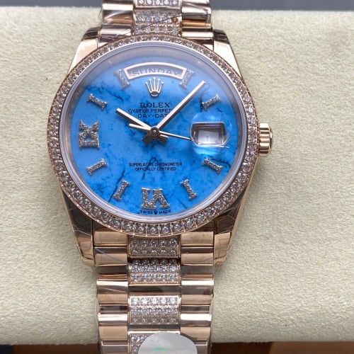 ロレックスデイデイト超スーパーコピー トップクラスM128345rbr-0065cal.3255ムーブメント