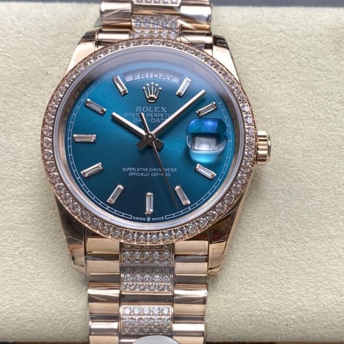 ロレックスデイデイト超スーパーコピー トップクラスM128345rbr-0084cal.3255ムーブメント