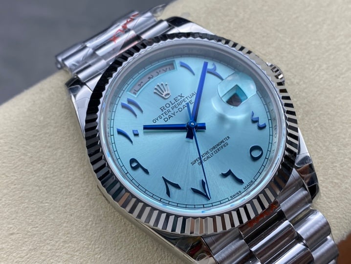 ロレックスデイデイト超スーパーコピー トップクラス228236ブルー Swiss ETA社 2836-2 ムーブメント