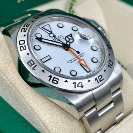 ロレックス エクスプローラー II m226570超スーパーコピーN品時計白い文字盤 42MM SwissETA2836-2ムーブメントNOOB工場