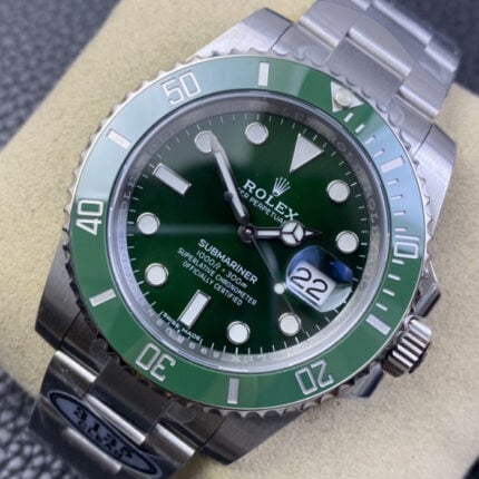 ロレックススーパーコピー後払いサブマリーナ116610LV 40mm Asian 21600振動 自動巻き