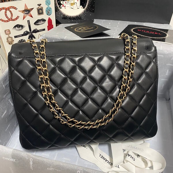 【シャネル】大人可愛い?マトラッセトップハンドル フラップ バッグA58608