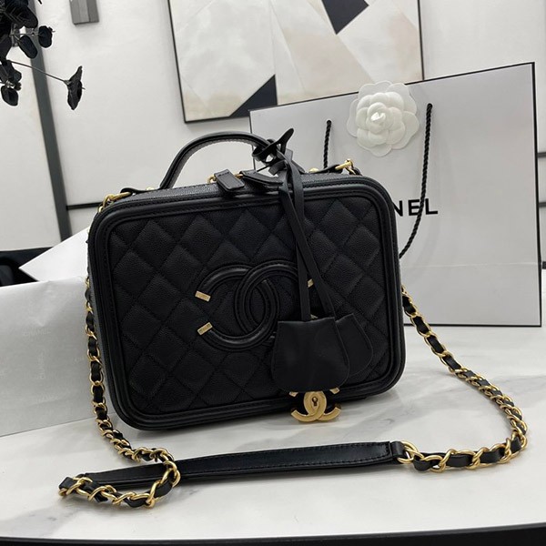 シャネル 偽物 バニティバッグ 21cm sha21707
