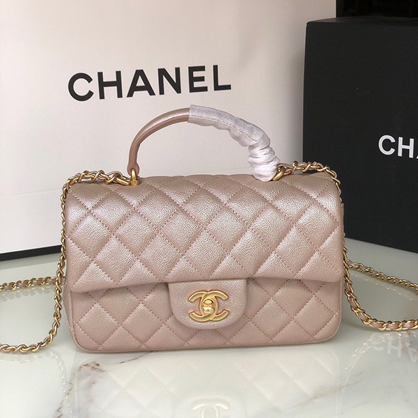 【完売前に】シャネル★トップハンドル付きミニフラップバッグAS2431