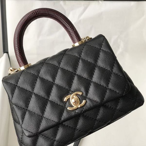 シャネル トップハンドル フラップ バッグ 偽物ミニ注目度抜群！ shi98753