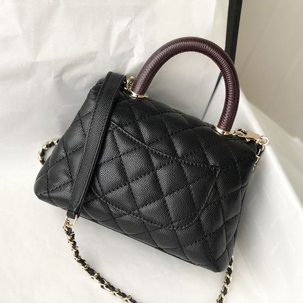 シャネル トップハンドル フラップ バッグ 偽物ミニ注目度抜群！ shi98753