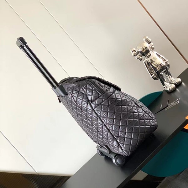 シャネル コココクーン トロリーバッグ 偽物/トラベルバッグ 旅行かばん ナイロン ブラック shl89328