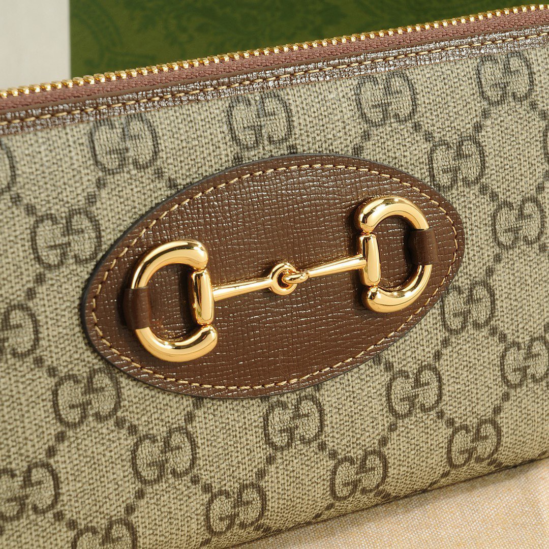 GUCCI グッチ グッチ グラフィット ロングジップ長財布 ブラウン カーキ 全2色展開 - 画像 5