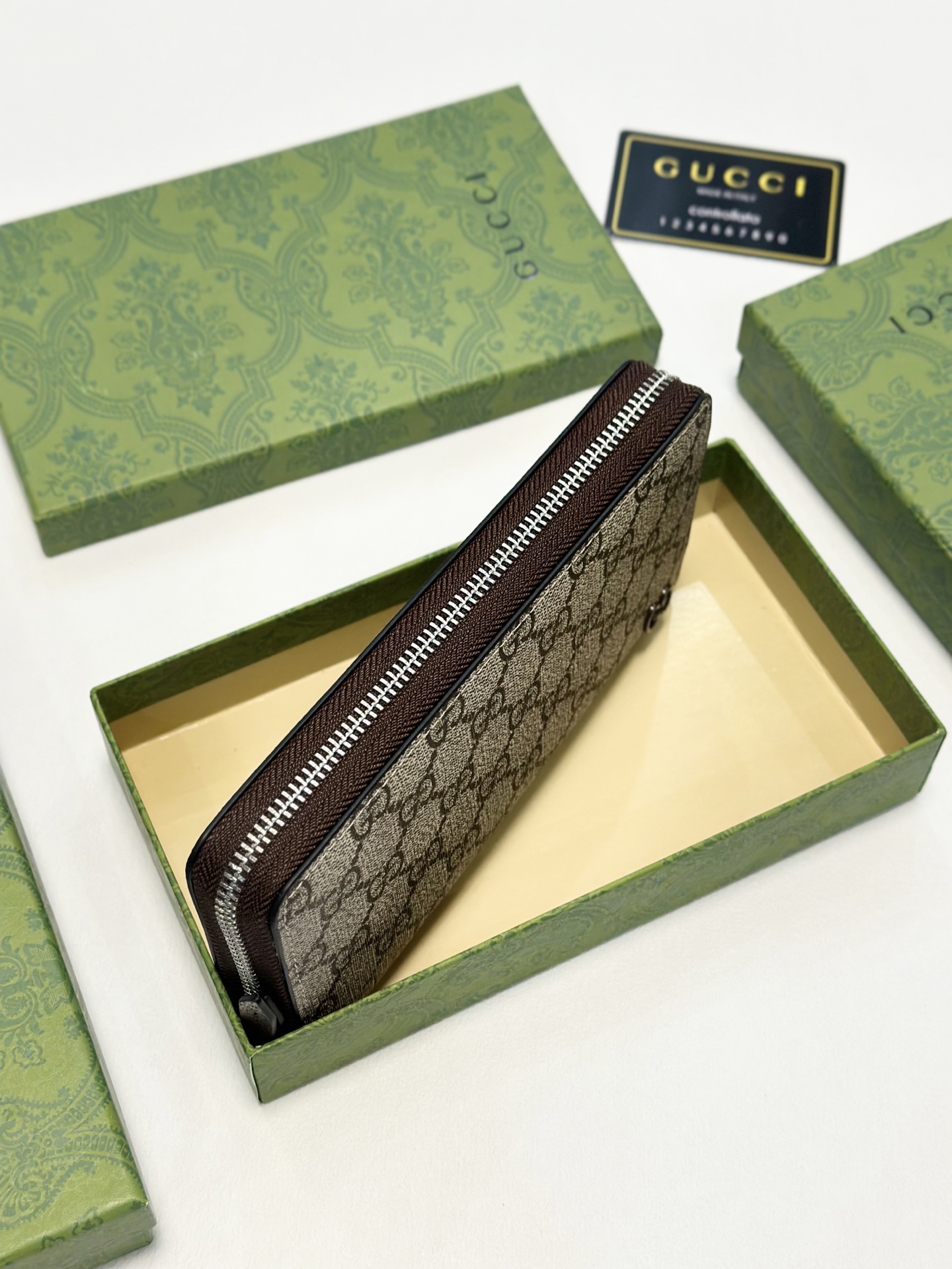 GUCCI グッチ グッチ柄 ロングウォレット 色展開 - 画像 8