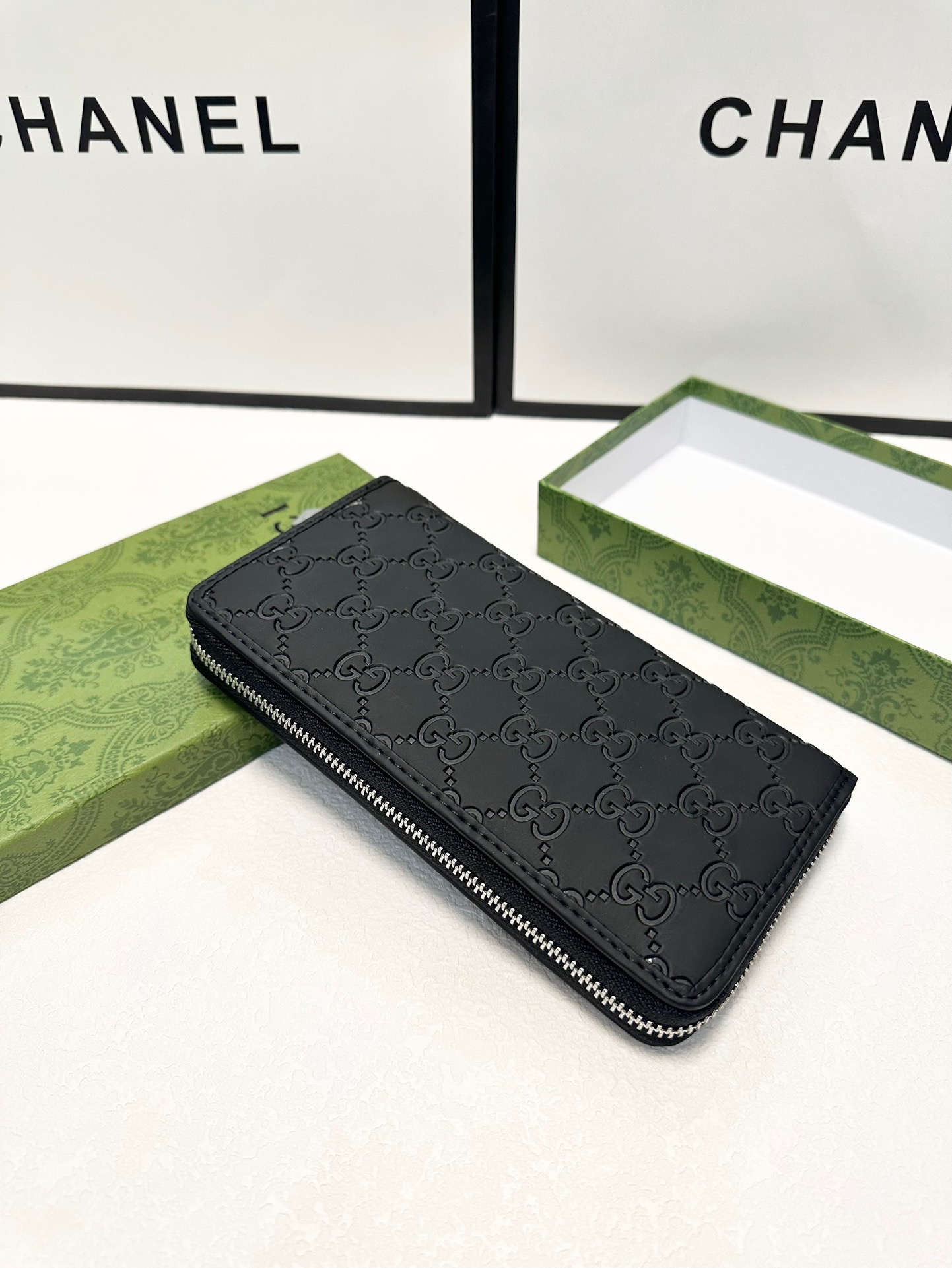 GUCCI グッチ 財布 ロングジップウォレット 黒 ブラック - 画像 8