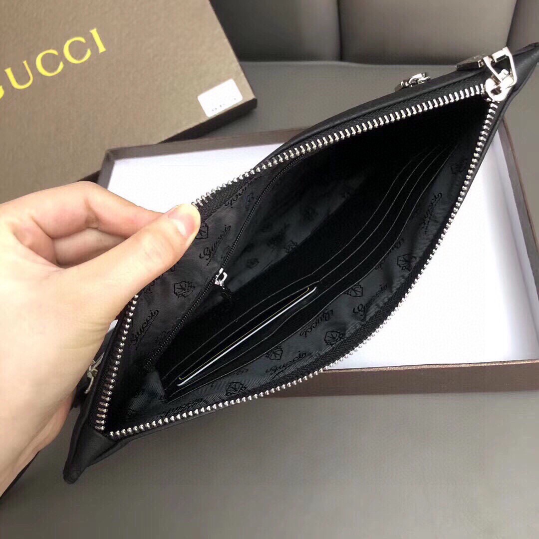 GUCCI グッチ 手帳型 メンズ 手渡し ブラック - 画像 9