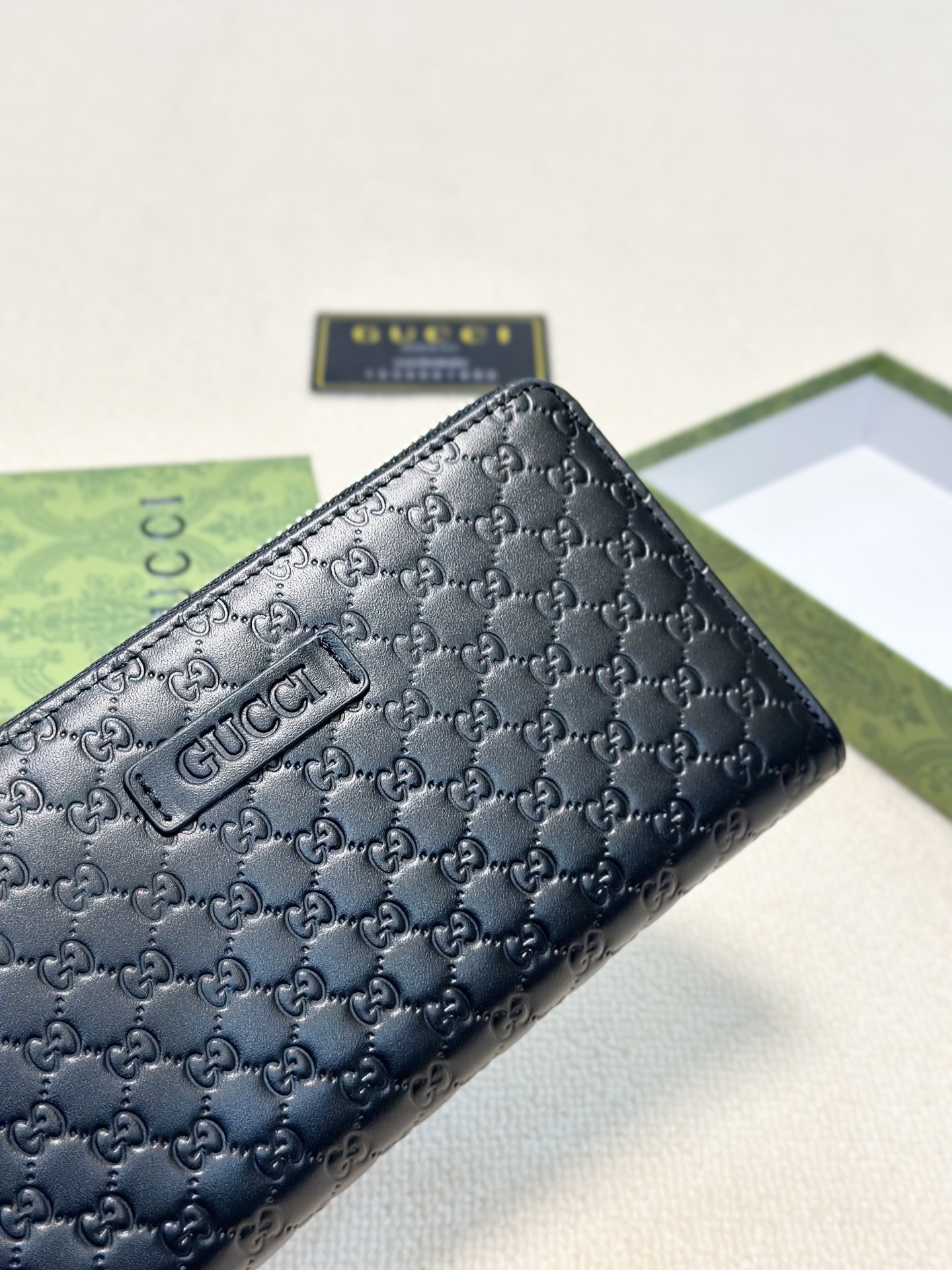 GUCCI グッチ 長財布 ザイツ ブラック - 画像 5