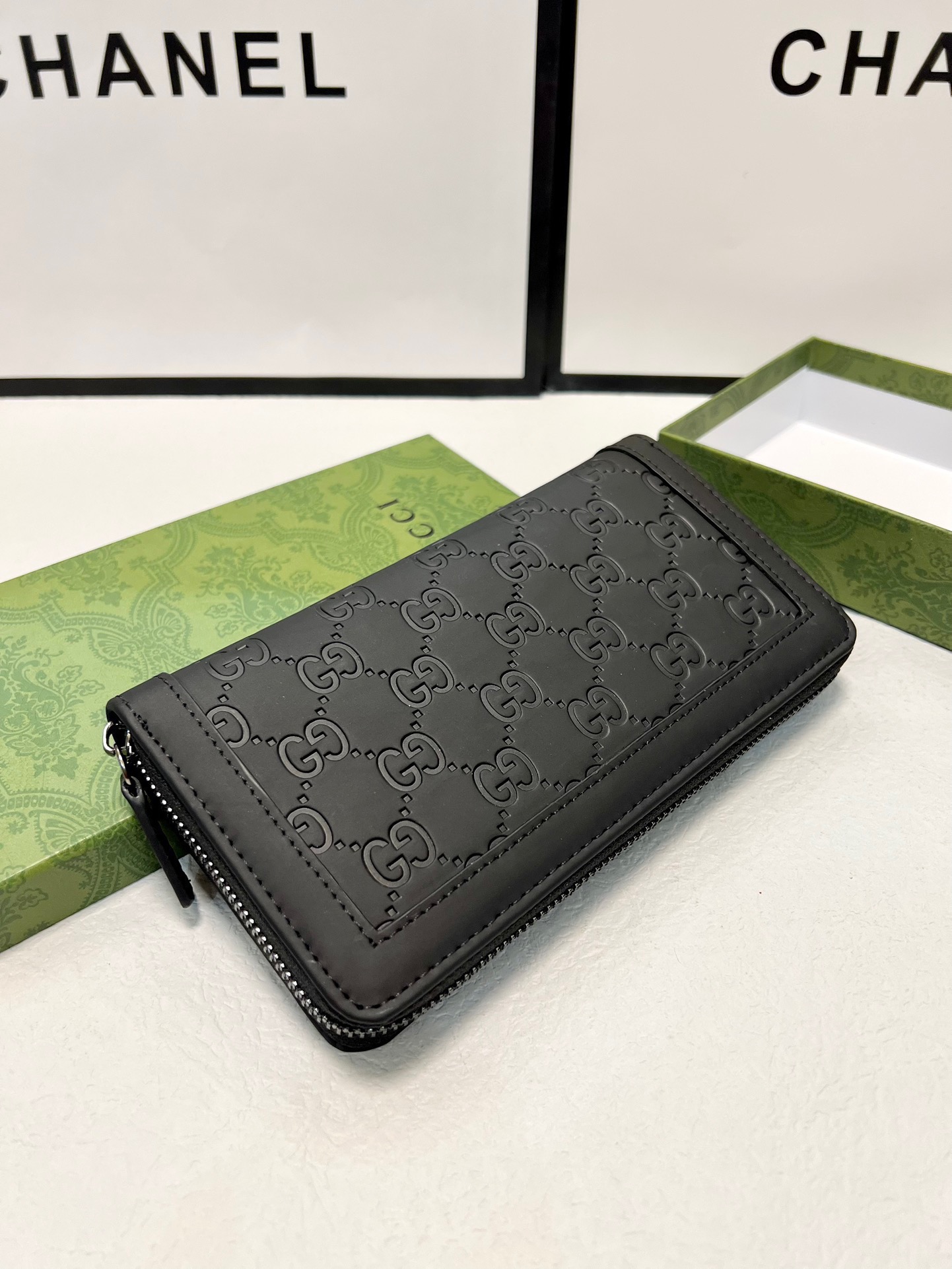 Gucci グッチ ロングウォレット メンズ ワラジ ブラック 長財布 - 画像 7