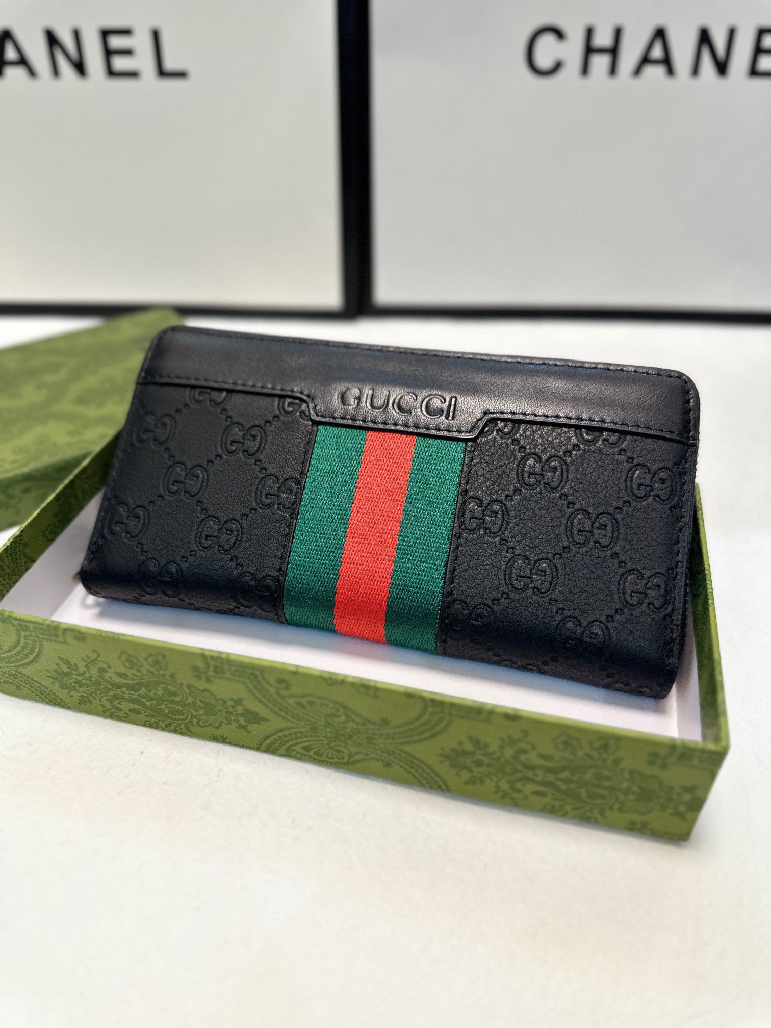 GUCCI グッチ 長財布 本革仕様 ライダース ブラック - 画像 6
