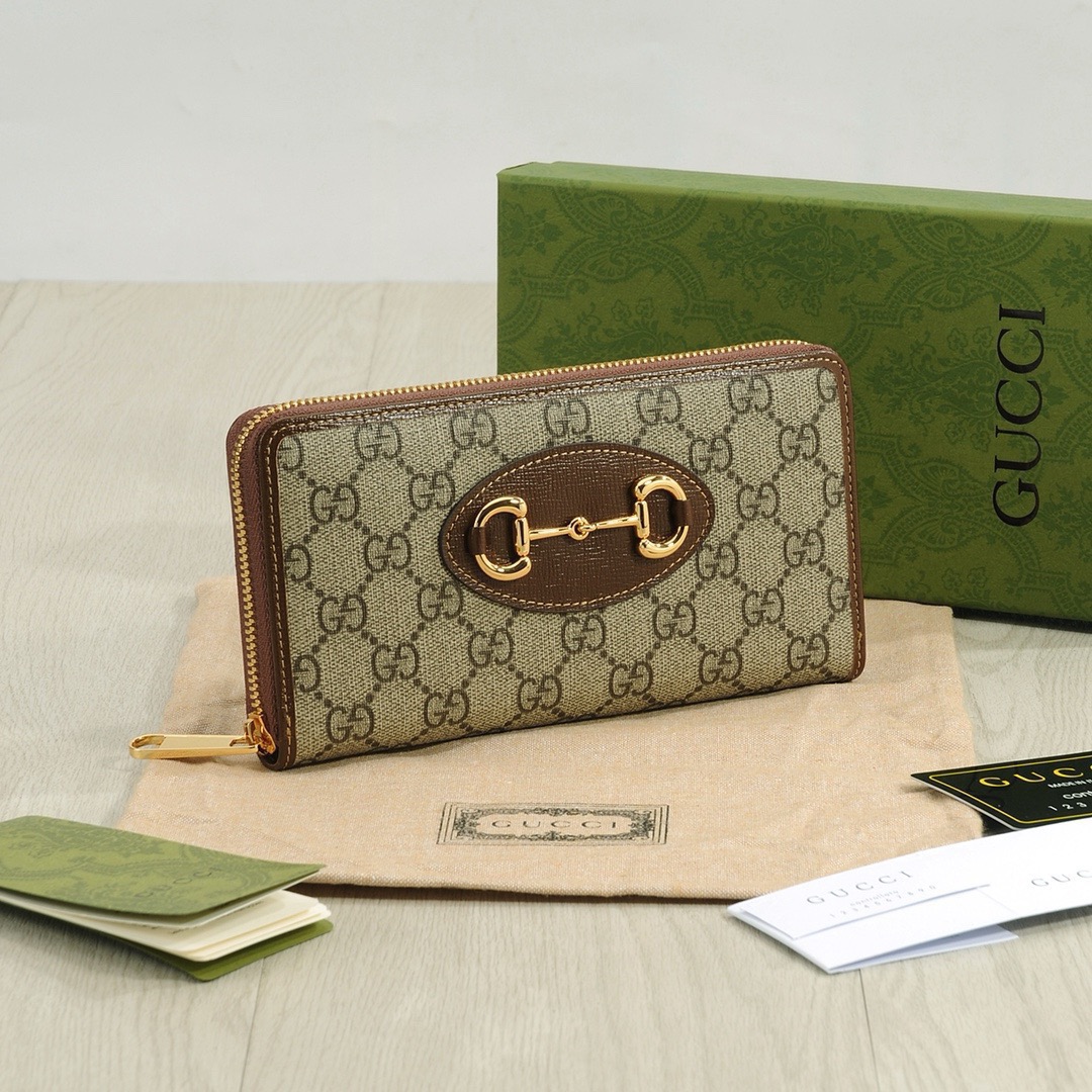 GUCCI グッチ グッチ グラフィティ ロングジップ長財布 ベージュ - 画像 3