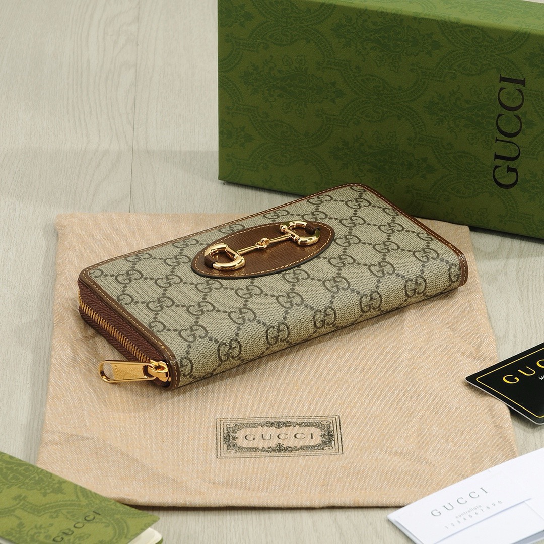 GUCCI グッチ グッチ グラフィティ ロングジップ長財布 ベージュ - 画像 4
