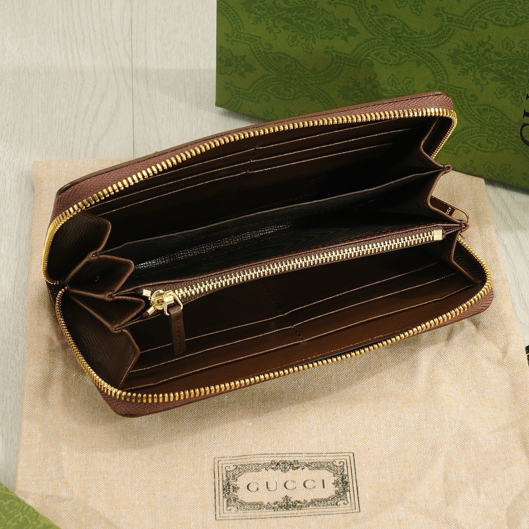 GUCCI グッチ グッチ グラフィティ ロングジップ長財布 ベージュ - 画像 8