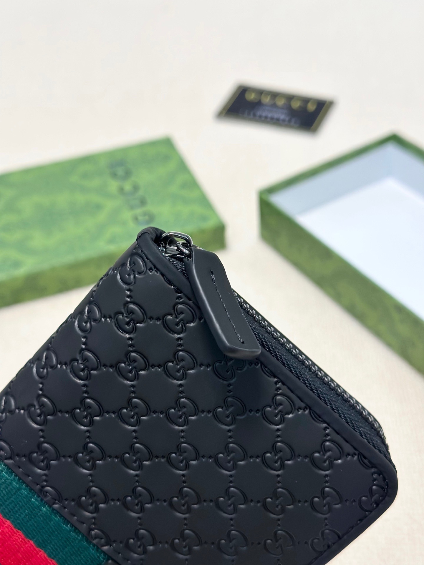 GUCCI グッチ ロングジップ长財布 ブラック - 画像 6