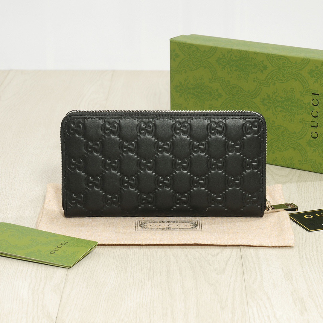 GUCCI グッチ 長財布 ロングジップウォレット ブラック - 画像 2