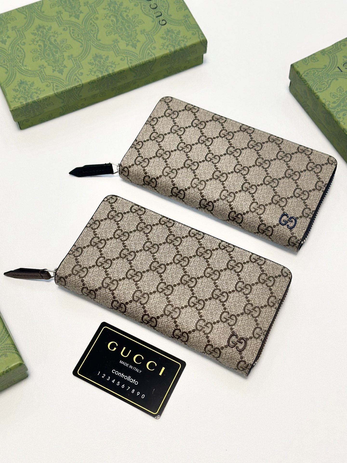 GUCCI グッチ ロングジッパーポーチ 長財布 大容量 シングルジップ 色展開 - 画像 3
