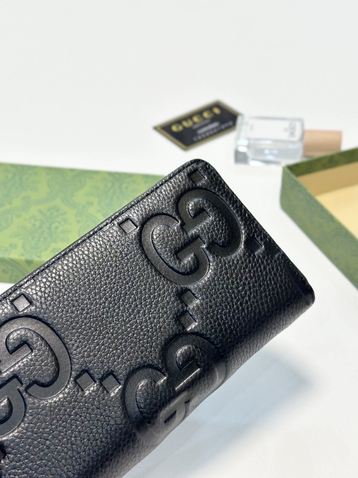 GUCCI グッチ 財布 ロングウォレット ファスナー 19x10 黒 - 画像 5