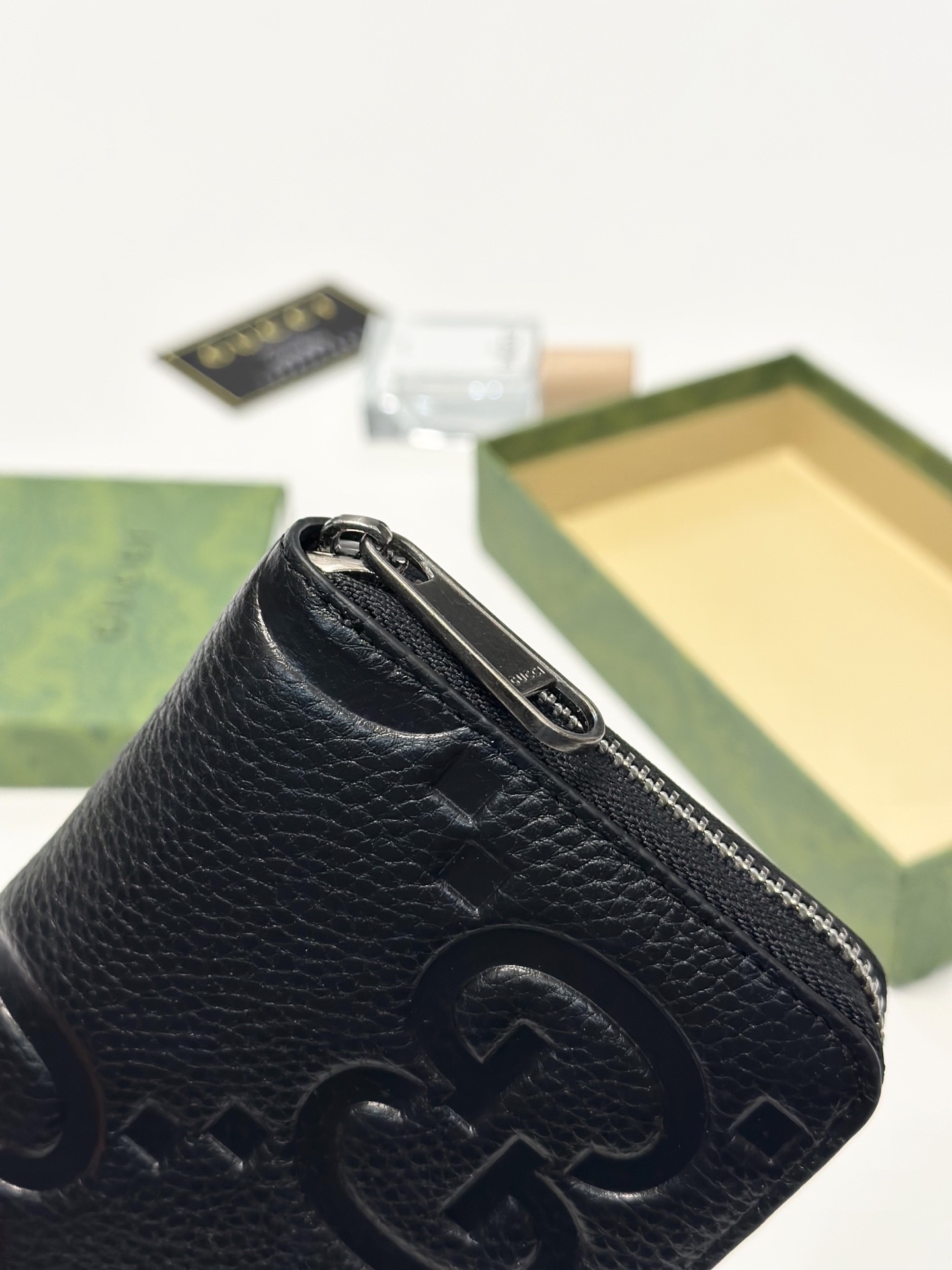 GUCCI グッチ 財布 ロングウォレット ファスナー 19x10 黒 - 画像 6