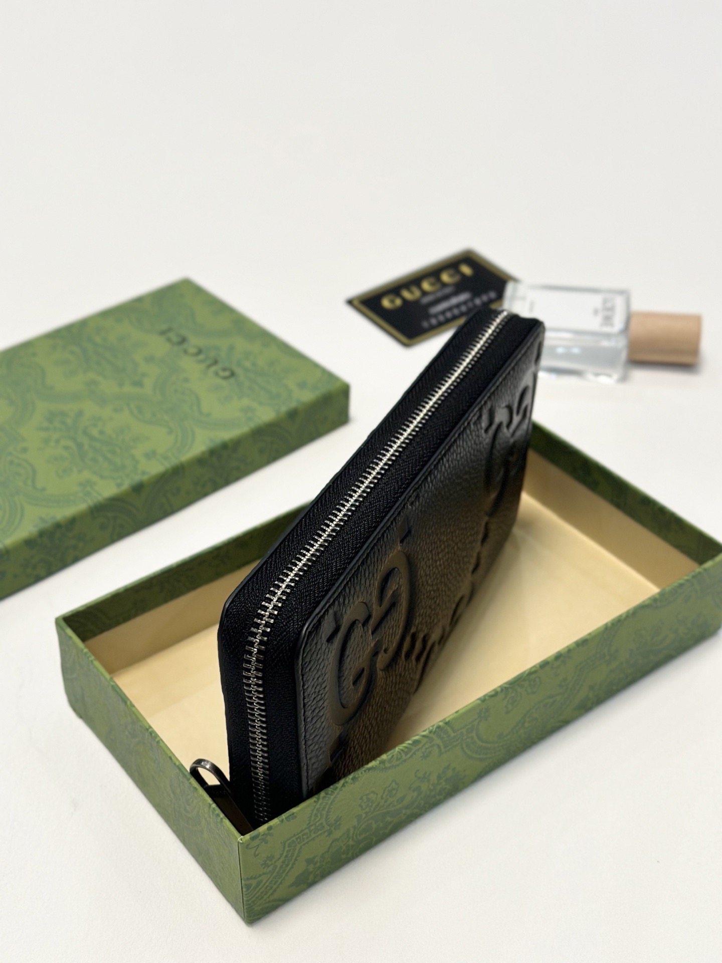 GUCCI グッチ 財布 ロングウォレット ファスナー 19x10 黒 - 画像 7