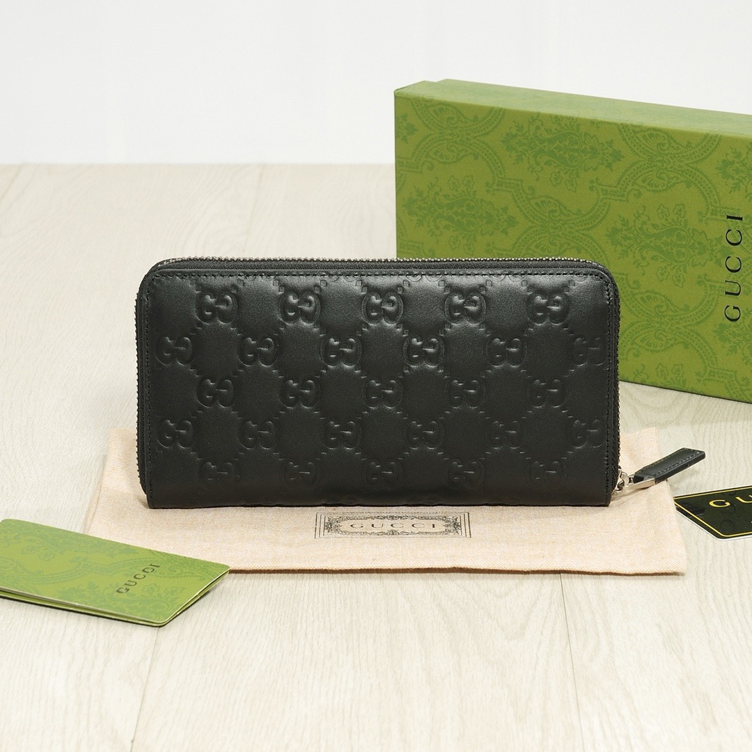 GUCCI グッチ 長財布 オールドグッチ ブラック - 画像 2