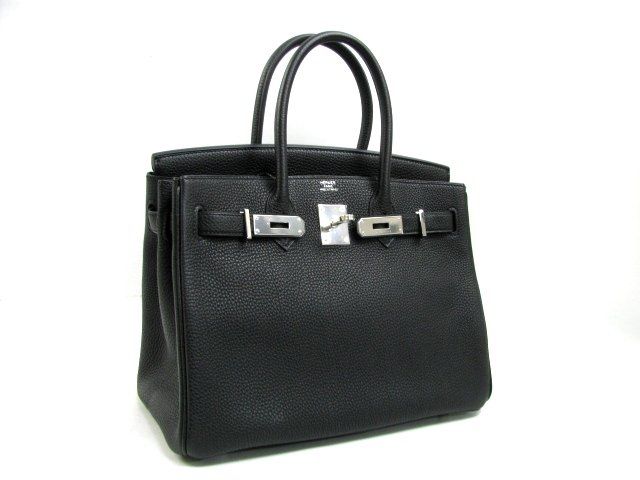 おすすめエルメススーパーコピー後払い バーキン30トゴ/ブラック 金具 シルバー hms169