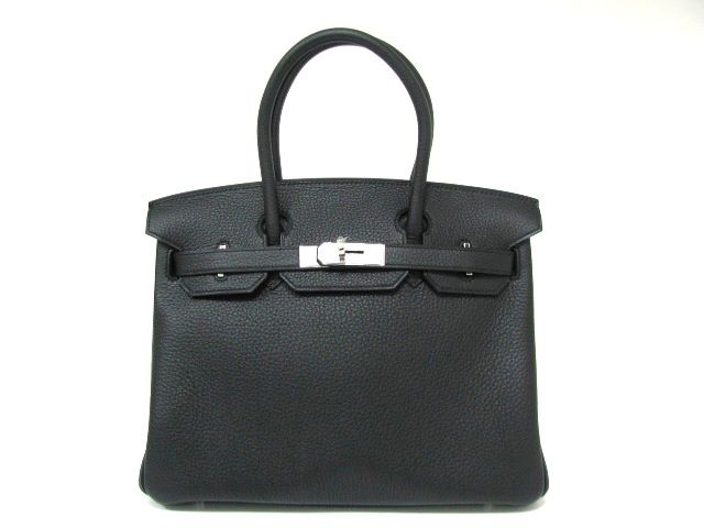 おすすめエルメススーパーコピー後払い バーキン30トリヨンクレマンス/ブラック 金具 シルバー hms156