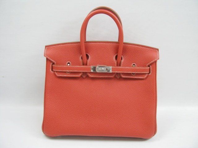 エルメス バーキン25 トゴ/サンギンヌ シルバー金具 hms007