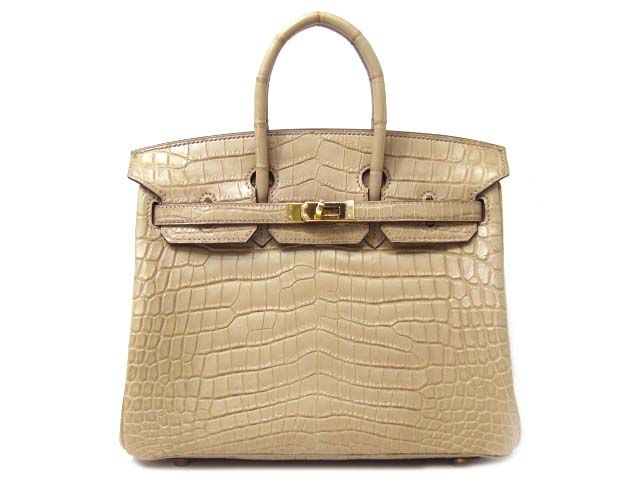 国内発送エルメスコピー バーキン25 クロコダイルニロティカス マット /プシエール hms016