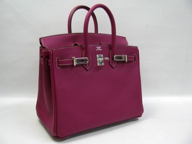 エルメスコピー代引き バーキン25 ヴォーエプソン/トスカ 金具 シルバー hms021