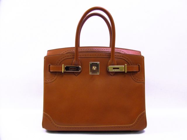 エルメス バーキン30 ギリーズタデラクト/フォーブ 金具 ゴールド   hms121