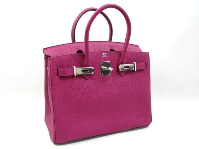 おすすめエルメススーパーコピー後払い バーキン30トゴ/トスカ 金具 シルバー hms136