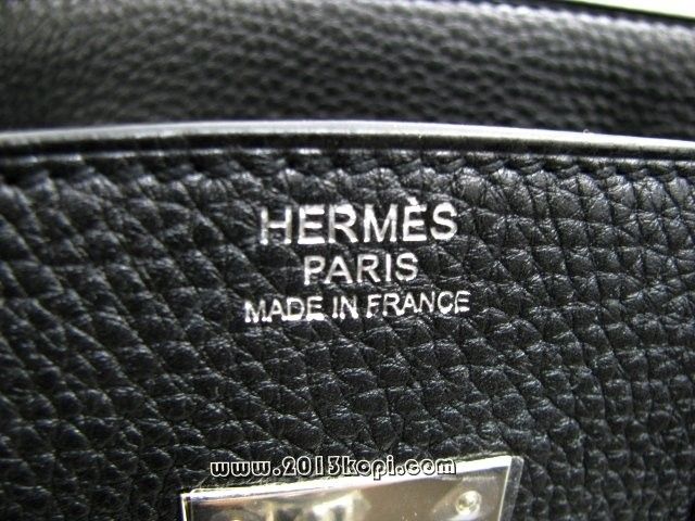 エルメス バーキン30トゴ/ブラック 金具 シルバー hms169