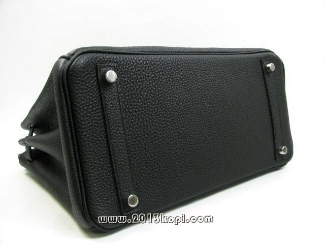 エルメス バーキン30トゴ/ブラック 金具 シルバー hms182