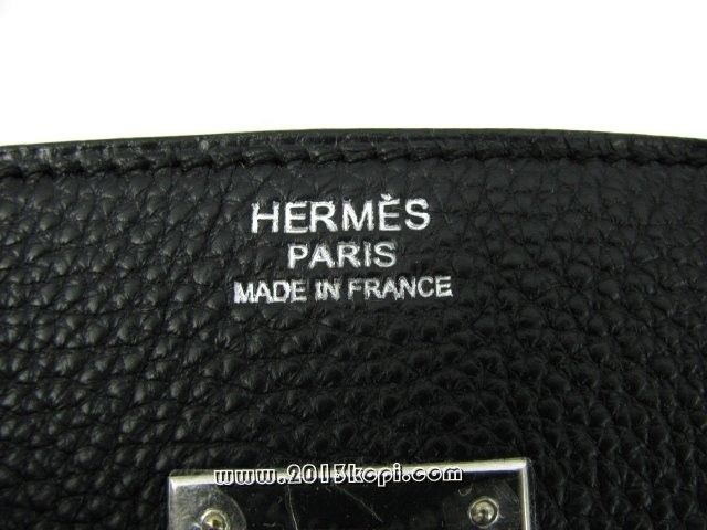 エルメス バーキン30トゴ/ブラック 金具 シルバー hms182
