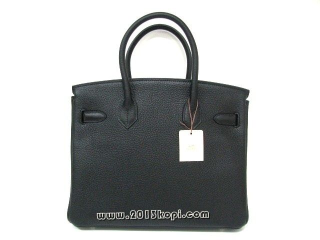 エルメス バーキン30トリヨンクレマンス/ブラック 金具 シルバー hms156