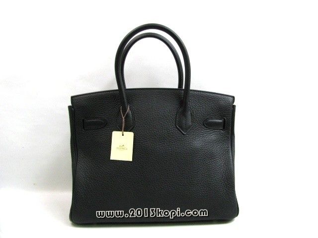 エルメス バーキン30トリヨンクレマンス/ブラック 金具 シルバー hms176